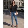 image:imageATHMILE Long Sleeve Shirts for Women 2026 Fall Outfits Henley Dressy Casual Tops Trendy Blouses Cute TShirts Fashion ClothesHalfblack