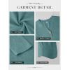 image:imageATHMILE Long Sleeve Shirts for Women 2026 Fall Outfits Henley Dressy Casual Tops Trendy Blouses Cute TShirts Fashion ClothesHalfblue Green
