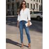 image:imageATHMILE Long Sleeve Shirts for Women 2026 Fall Outfits Henley Dressy Casual Tops Trendy Blouses Cute TShirts Fashion ClothesHalfwhite