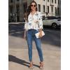 image:imageATHMILE Long Sleeve Shirts for Women 2026 Fall Outfits Henley Dressy Casual Tops Trendy Blouses Cute TShirts Fashion ClothesHalfwhite Floral