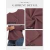 image:imageATHMILE Long Sleeve Shirts for Women 2026 Fall Outfits Henley Dressy Casual Tops Trendy Blouses Cute TShirts Fashion ClothesWine Red