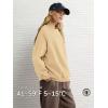 image:imageATHMILE Oversized Sweatshirt for Women Crewneck Fleece Long Sleeve Pullover Hoodies Tops Fall Fashion Outfits ClothesApricot