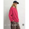 image:imageATHMILE Oversized Sweatshirt for Women Crewneck Fleece Long Sleeve Pullover Hoodies Tops Fall Fashion Outfits ClothesPeachy