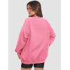 image:imageATHMILE Oversized Sweatshirt for Women Crewneck Fleece Long Sleeve Pullover Hoodies Tops Fall Fashion Outfits ClothesPink