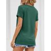 image:imageATHMILE Womens Boat Neck Tops Fashion Short Sleeve Scoop Neck Tees for Women Trendy Casual Shirts Summer Beach Outfits 2026Green