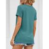 image:imageATHMILE Womens Boat Neck Tops Fashion Short Sleeve Scoop Neck Tees for Women Trendy Casual Shirts Summer Beach Outfits 2026Lakeblue
