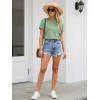 image:imageATHMILE Womens Boat Neck Tops Fashion Short Sleeve Scoop Neck Tees for Women Trendy Casual Shirts Summer Beach Outfits 2026Lightgreen