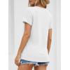 image:imageATHMILE Womens Boat Neck Tops Fashion Short Sleeve Scoop Neck Tees for Women Trendy Casual Shirts Summer Beach Outfits 2026White