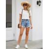 image:imageATHMILE Womens Boat Neck Tops Fashion Short Sleeve Scoop Neck Tees for Women Trendy Casual Shirts Summer Beach Outfits 2026White