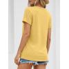 image:imageATHMILE Womens Boat Neck Tops Fashion Short Sleeve Scoop Neck Tees for Women Trendy Casual Shirts Summer Beach Outfits 2026Yellow