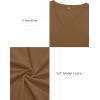 image:imageATHMILE Womens Fall Deep V Neck Long Sleeve Shirts Modal Slim Fit Basic Tee Tops 2026Acoffee