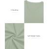 image:imageATHMILE Womens Fall Deep V Neck Long Sleeve Shirts Modal Slim Fit Basic Tee Tops 2026Alight Green