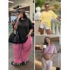 image:imageATHMILE Womens Oversized T Shirts Casual Tee Workout Tops Gym Clothes Summer Loose Fit Short Sleeve Graphics Basic Y2K 2026Orange