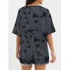 image:imageATHMILE Womens Oversized T Shirts Casual Tee Workout Tops Gym Clothes Summer Loose Fit Short Sleeve Graphics Basic Y2K 2026Tiedye Grey