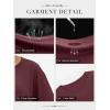 image:imageATHMILE Womens Oversized T Shirts Casual Tee Workout Tops Gym Clothes Summer Loose Fit Short Sleeve Graphics Basic Y2K 2026Zburgundy