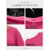 image:imageATHMILE Womens Oversized T Shirts Casual Tee Workout Tops Gym Clothes Summer Loose Fit Short Sleeve Graphics Basic Y2K 2026Zhot Pink