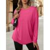 image:imageATHMILE Womens Oversized T Shirts Casual Tee Workout Tops Gym Clothes Summer Loose Fit Short Sleeve Graphics Basic Y2K 2026Zhot Pink