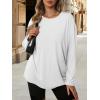 image:imageATHMILE Womens Oversized T Shirts Casual Tee Workout Tops Gym Clothes Summer Loose Fit Short Sleeve Graphics Basic Y2K 2026Zwhite