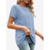 image:imageATHMILE Womens T Shirt Summer Tops Short Sleeve Fashion School Teachers Clothes 2026 Spring Beach Vacation TrendyIce Blue
