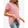 image:imageATHMILE Womens T Shirt Summer Tops Short Sleeve Fashion School Teachers Clothes 2026 Spring Beach Vacation TrendyLight Pink