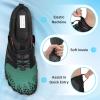 image:imageBarefoot Water Shoes Women Men Adult Hiking Swim Beach River Pool Hike Guarding Shoes Aqua Socks Protective Comfort Wide Toe Box Width Rock Climbing Vacation Outdoor 2026 NewGreen Black019