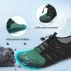 image:imageBarefoot Water Shoes Women Men Adult Hiking Swim Beach River Pool Hike Guarding Shoes Aqua Socks Protective Comfort Wide Toe Box Width Rock Climbing Vacation Outdoor 2026 NewGreen Black019