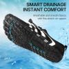 image:imageBarefoot Water Shoes Women Men Adult Hiking Swim Beach River Pool Hike Guarding Shoes Aqua Socks Protective Comfort Wide Toe Box Width Rock Climbing Vacation Outdoor 2026 NewBlack White019