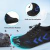 image:imageBarefoot Water Shoes Women Men Adult Hiking Swim Beach River Pool Hike Guarding Shoes Aqua Socks Protective Comfort Wide Toe Box Width Rock Climbing Vacation Outdoor 2026 NewBlack Blue015