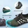 image:imageBarefoot Water Shoes Women Men Adult Hiking Swim Beach River Pool Hike Guarding Shoes Aqua Socks Protective Comfort Wide Toe Box Width Rock Climbing Vacation Outdoor 2026 NewGreen019
