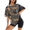 image:imageATHMILE Womens Oversized T Shirts Casual Tee Workout Tops Gym Clothes Summer Loose Fit Short Sleeve Graphics Basic Y2K 2026Camo Brown