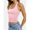 image:imageATHMILE Tank Top for Women Halter Double Lined Spring Summer Backless Y2K Sexy Trendy Going Out Fashion Clothing 2026Pink