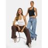 image:imageATHMILE Tank Top for Women Halter Double Lined Spring Summer Backless Y2K Sexy Trendy Going Out Fashion Clothing 2026White