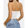 image:imageATHMILE Tank Top for Women Halter Double Lined Spring Summer Backless Y2K Sexy Trendy Going Out Fashion Clothing 2026White