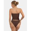 image:imageATHMILE Women Sexy Tube Top Summer Y2K Going Out Double Lined Basic Tank TopBrown