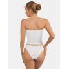 image:imageATHMILE Women Sexy Tube Top Summer Y2K Going Out Double Lined Basic Tank TopWhite