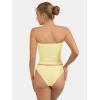image:imageATHMILE Women Sexy Tube Top Summer Y2K Going Out Double Lined Basic Tank TopYellow
