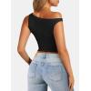image:imageATHMILE Womens Off The Shoulder Tops Summer Sleeveless Shirts Going Out Crop Tank Top Y2K T Corset Tube Fashion Outfits 2026Black