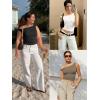 image:imageATHMILE Womens Off The Shoulder Tops Summer Sleeveless Shirts Going Out Crop Tank Top Y2K T Corset Tube Fashion Outfits 2026Light Brown