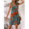 image:imageATHMILE Womens Summer Dresses V Neck Sleeveless Tank Sundresses Beach Vacation Casual Clothes with PocketsMaple Leaves