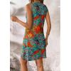 image:imageATHMILE Womens Summer Dresses V Neck Sleeveless Tank Sundresses Beach Vacation Casual Clothes with PocketsMaple Leaves