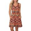 image:imageATHMILE Womens Summer Dresses V Neck Sleeveless Tank Sundresses Beach Vacation Casual Clothes with PocketsBoho Floral