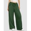 image:imageATHMILE Womens Baggy Wide Leg Pants Y2k Teen Girl Drawstring Track Pants Lounge Sweatpants Women 2026Green
