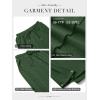 image:imageATHMILE Womens Baggy Wide Leg Pants Y2k Teen Girl Drawstring Track Pants Lounge Sweatpants Women 2026Green