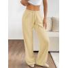 image:imageATHMILE Womens Sweatpants Wide Leg Barrel Pants Baggy Joggers Low Waist Fall Fashion Winter Clothing Pockets 2026Apricot