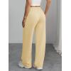 image:imageATHMILE Womens Sweatpants Wide Leg Barrel Pants Baggy Joggers Low Waist Fall Fashion Winter Clothing Pockets 2026Apricot