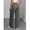 image:imageATHMILE Womens Sweatpants Wide Leg Barrel Pants Baggy Joggers Low Waist Fall Fashion Winter Clothing Pockets 2026Dark Grey