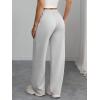 image:imageATHMILE Womens Sweatpants Wide Leg Barrel Pants Baggy Joggers Low Waist Fall Fashion Winter Clothing Pockets 2026Grey