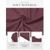 image:imageATHMILE T Shirts Short Sleeve V Neck Tees for Women Fashion Tops Trendy Soft Casual Summer Clothes Outfits 2026Rwine Red