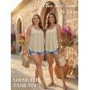 image:imageATHMILE Womens Tank Tops Sleeveless Summer Top Spaghetti Strap Spring Shirt Loose Fit Beach Vacation 2026 CasualApricot