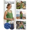 image:imageATHMILE Womens Tank Tops Sleeveless Summer Top Spaghetti Strap Spring Shirt Loose Fit Beach Vacation 2026 CasualArmy Green